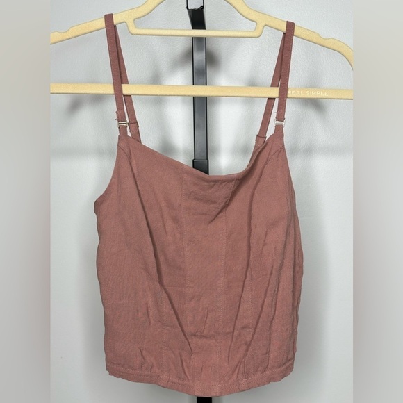 Free People Intimately Women Corset Crop Top - Color Mauve - Picture 1 of 7